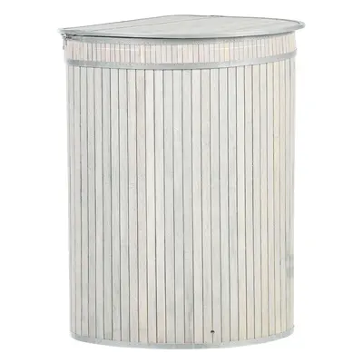 Bamboo Basket with Lid Grey BADULLA