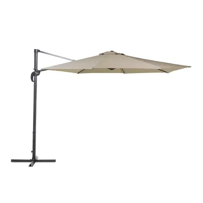 Cantilever Garden Parasol m Sand Beige SAVONA