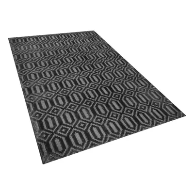 Viscose Rug x cm Dark Grey ADATEPE