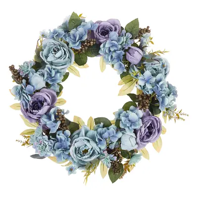 Door Wreath Ã¸ cm Blue GALDAR