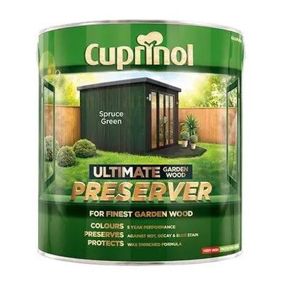 Cuprinol Ultimate Garden Wood Preserver Spruce Green Litre