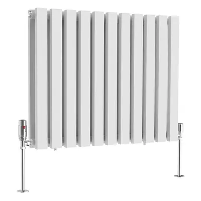 (600 x 760mm Double) NRG Horizontal Vertical Designer D-shape Radiator Single Double Panel Bathr