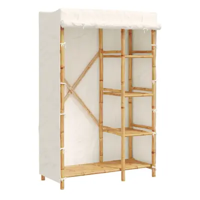 vidaXL Wardrobe Room Cupboard Closet Clothes Storage Organiser Armoire Bamboo