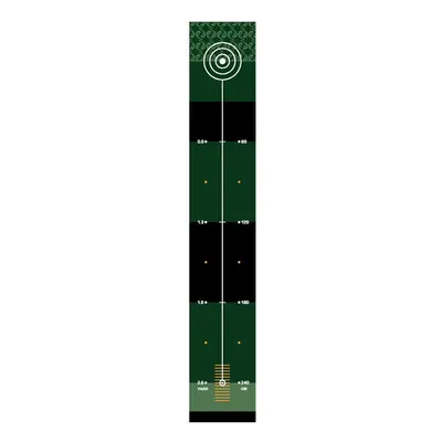 (One-way Golf Putting Mat) Two-Way Golf Anti-Slip Practice Putting Mat in door