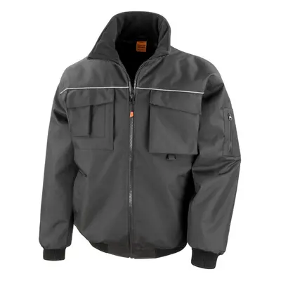 (XL, Black) Result Mens Workguard Sabre Pilot Work Jacket