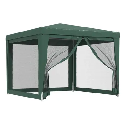 (Green, x x cm (L x W x H)) vidaXL Party Tent with Mesh Sidewalls Canopy Gazebo Multi Colours Mu