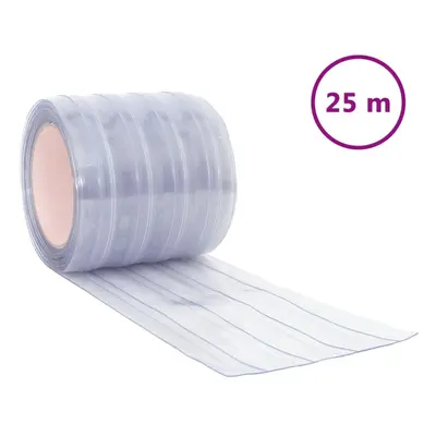 (white, x 1.6 mm (25 m)) vidaXL Strip Curtain Roll Privacy Window Covering Pedestrian Door Strip