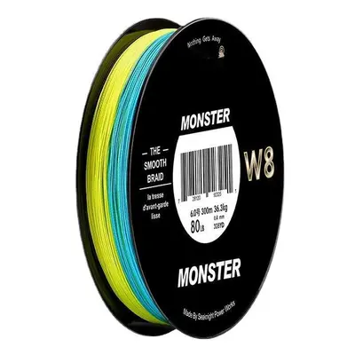 (3) 300M Strands Fishing Line Braided Wire Multi-Colors 20-100LB Line Salt Water