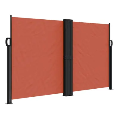 (terracotta, x cm) vidaXL Retractable Side Awning Outdoor Privacy Screen Balcony Sunshade Shelte