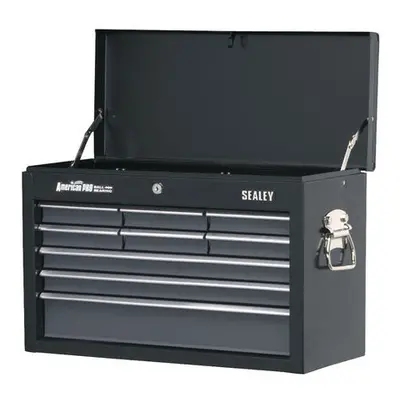 Sealey AP2509B Drawer Topchest with Ball Bearing Runners - Black/Grey