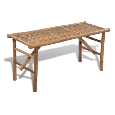 vidaXL Bamboo Folding Bench