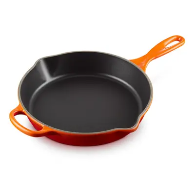 Le Creuset Signature Enamelled Cast Iron Deep Skillet With Helper Handle and Two Pouring Lips, F