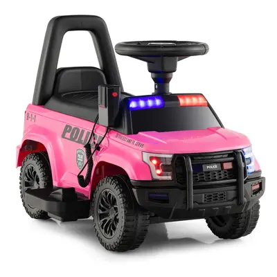 6V Kids Ride On Police Car Battery Powered Kids Toy Vehicle w/ Horn