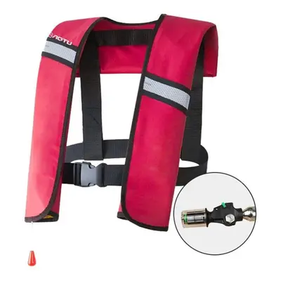 (Red, Manual) Inflatable Life Jacket Adult Vest