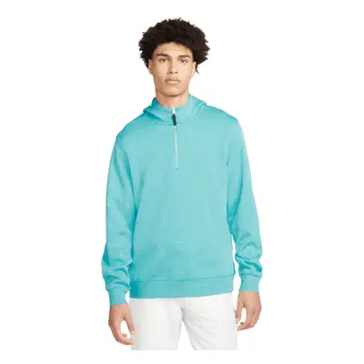 (M, Ocean Bliss/Baltic Blue/Brushed Silver) Nike Mens Dri-FIT Golf Hoodie