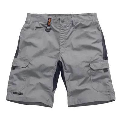 (32R, Graphite) Scruffs Mens Trade Flexible Shorts