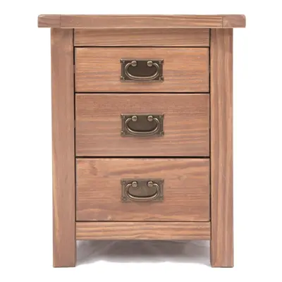 Bedside Table Drawer Dark Oak Cabinet Bedroom Furniture Storage Organiser