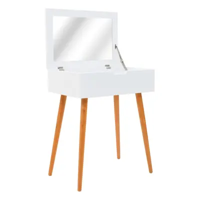 vidaXL Dressing Table with Mirror MDF 60x40x75cm Makeup Vanity Desk Furniture