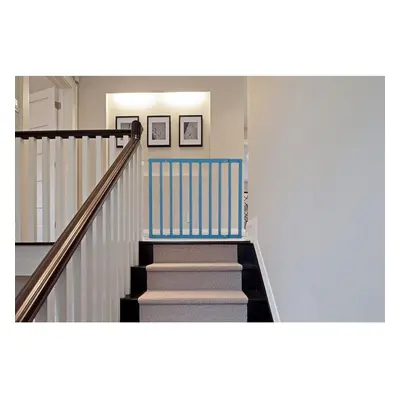 (Blue) Safetots Top of Stairs Baby Gate