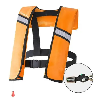 (Orange, Auto) Inflatable Life Jacket Adult Vest