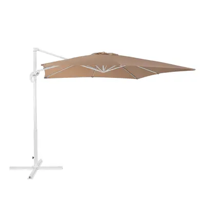 Cantilever Parasol 2.5 x 2.5 m Sand Beige MONZA