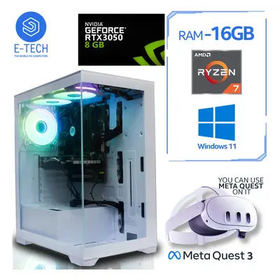 Meta Quest recommended Gaming PC AMD Ryzen 16GB DDR4 RTX W11