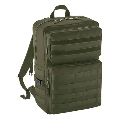 (One Size, Military Green) Bagbase Molle Tactical Backpack