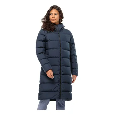 (L, Night Blue) Jack Wolfskin Womens Frozen Palace Windproof Water Repellent Jacket