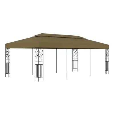 vidaXL Gazebo Taupe g/mÂ² Outdoor Marquee Patio Canopy Shelter Party Tent