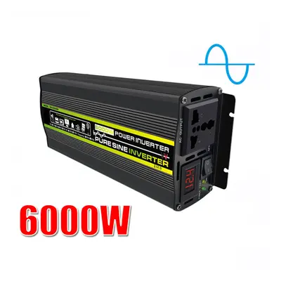 (DC 60V, 6000W) Pure Sine Wave Inverter 12V/24V/48V/60V To AC 110V 220V 8000/6000/4000/3000W Vol