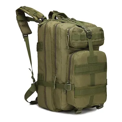 (Army Green) 45L Outdoor Backpack Water Resistant Molle Bag for Camping Hiking Traveling