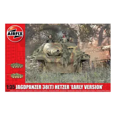 Airfix A1355 Tank Jagdpanzer Tonne Hetzer Early Version - 1:35 Scale Model Kit