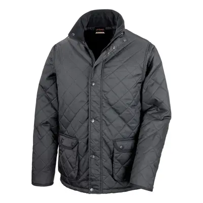 (L, Black) Result Mens Urban Cheltenham Water Repellent Jacket