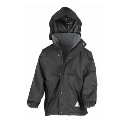 (3-4 Years, Black/Grey) Result Childrens/Kids StormDri Reversible Jacket