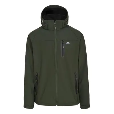 (S, Olive) Trespass Mens Accelerator II Waterproof Softshell Jacket