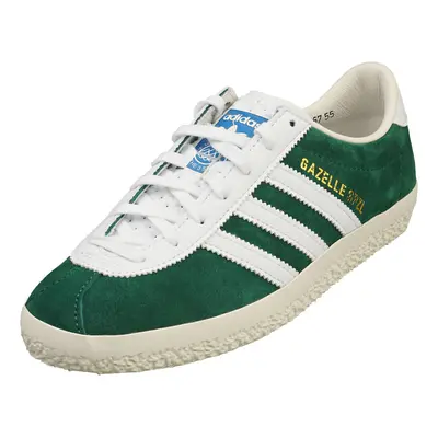 (5) adidas Gazelle Spzl Unisex Casual Trainers in Green White