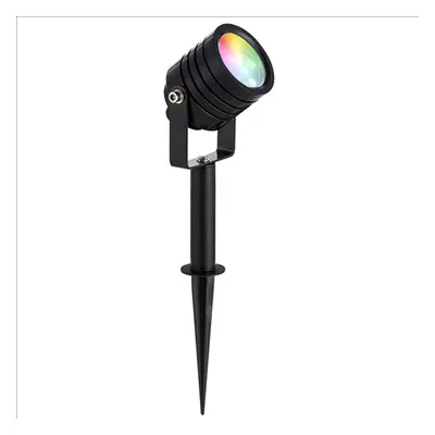 Smart Adjustable Ground Spike Spotlight - 2.5W RGB LED - Aluminium Alloy