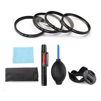 (67mm) Close-up +1/+2/+4/+10 49/52/55/58/62/67/72/77mm Lens Filter Storage Bag Lens Hood Cap Blo