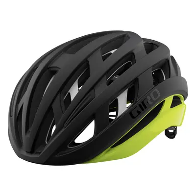 (S - CM, Matt Black / Highlight Yellow) Giro Helios Spherical Road Helmet