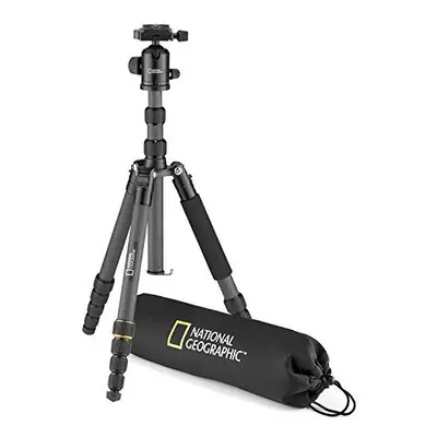 Travel Photo Tripod Kit with Monopod Carbon Fibre 5Section Legs Twist Locks Load up kg Carrying 