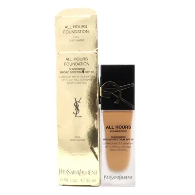 (DW4 Deep Warm) Yves Saint Laurent All Hours Foundation 0.84oz/25ml New