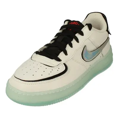 (4) Nike Af1/1 Air Force GS Trainers Dh7341 Sneakers Shoes