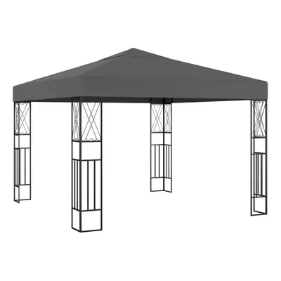 vidaXL Gazebo 3m Anthracite Fabric Spacious Outdoor Canopy Shelter Party Tents