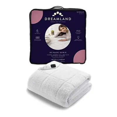 Dreamland Intelliheat+ fast heat Scandi Full Bed size Sherpa Underblanket, single size electric 