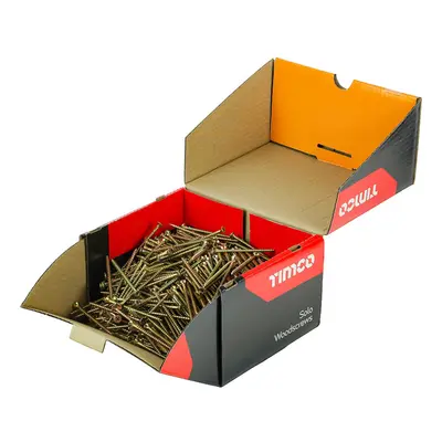 Timco Solo Countersunk Gold Woodscrews (5.0 x 80mm) (1000 Pieces)