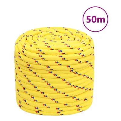 (yellow, mm/ m) Marine Rope Dock Coil Boat Line Polypropylene Rope Multi Sizes Multi Colours