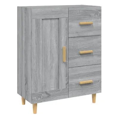 (Grey sonoma) vidaXL Sideboard Engineered Wood Side Cabinet Home Organiser Multi Colours