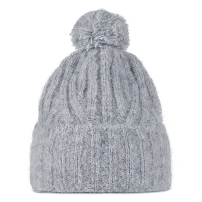 (One Size, Grey) Buff Unisex Nerla Chunky Knit Fleece Beanie Bobble Hat