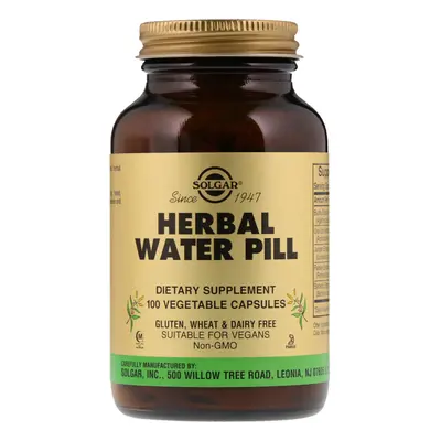 Solgar, Herbal Water Pill, Vegetable Capsules