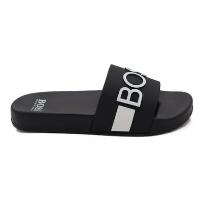 (J29274 09B-10) Hugo Boss Boy's J29274 09B Casual Slides Black